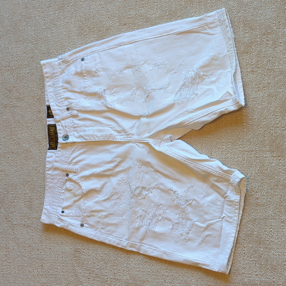Akoo Distressed Denim Shorts